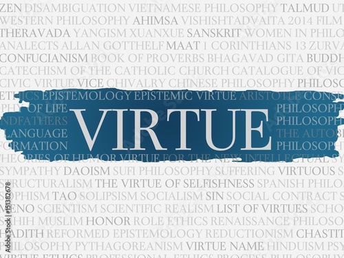 Tableau sur toile Virtue