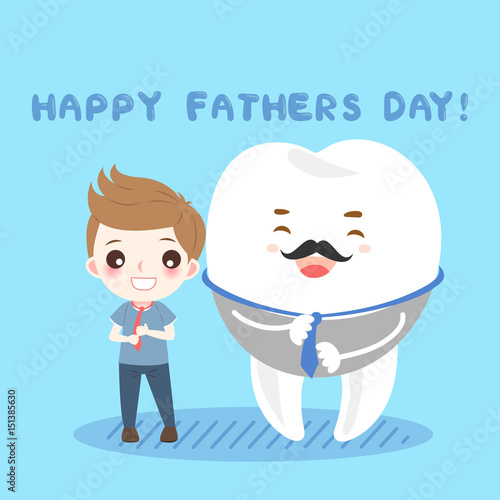 cartoon boy and tooth