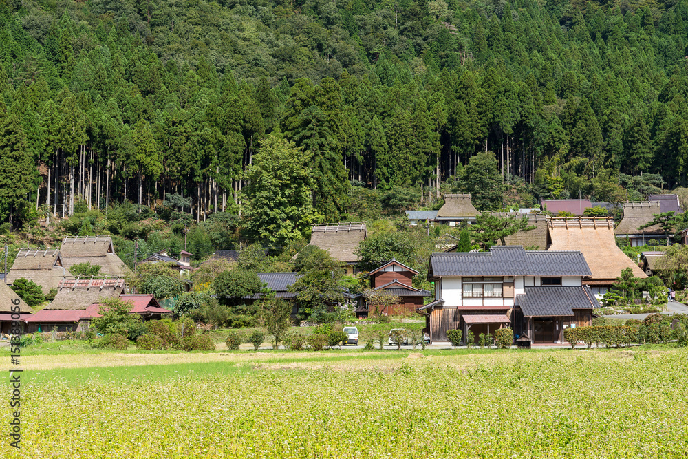 Historical village Miyama in Kyoto