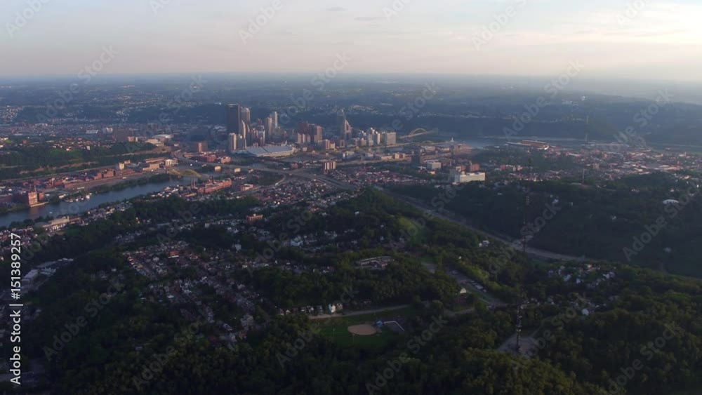 Aerial view of Pittsburgh, Pennsylvania Aerial view of Pittsburgh, Pennsylvania