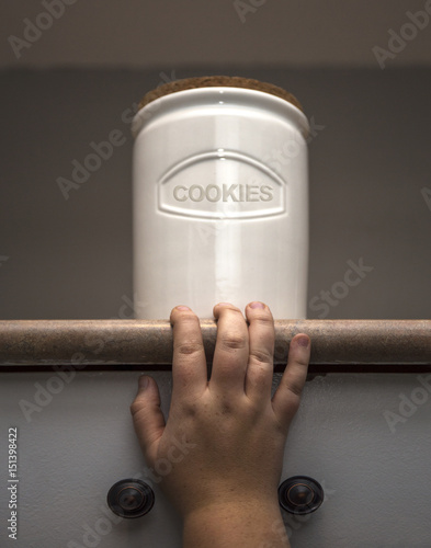Fotobehang Cookie Jar