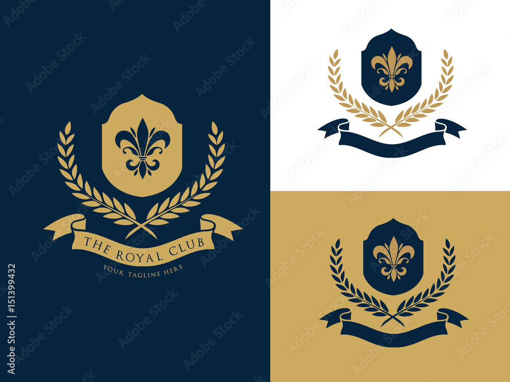Luxury logo template. hotel logo, king royal brand identity Luxury logo template. hotel logo, king royal brand identity