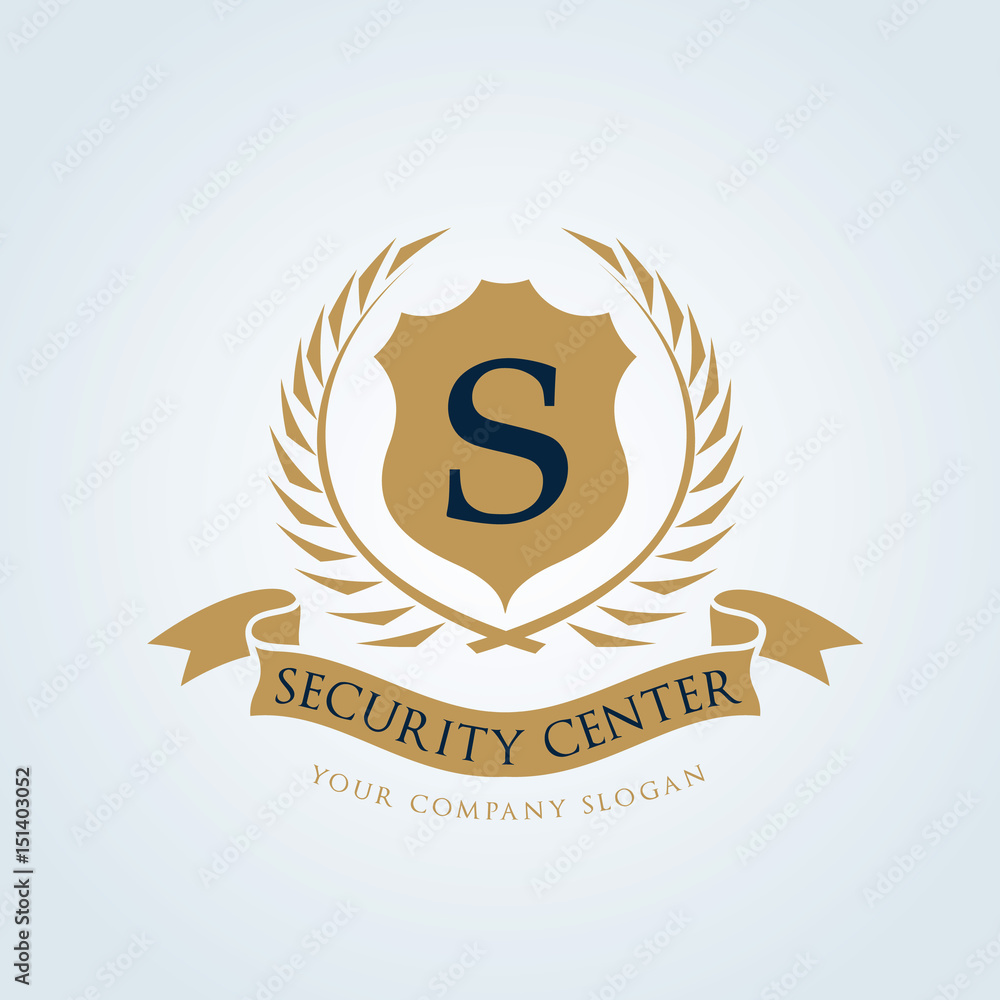 Fototapeta premium Hotel logo, Luxury crests logo, king royal brand identity 