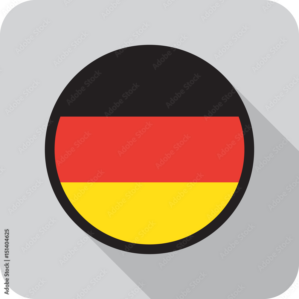Vector design, illustration, flat circle icon, gray background Vector design, illustration, flat circle icon, gray background