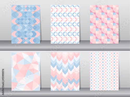Set of pattern retro style,template,Vector illustrations 