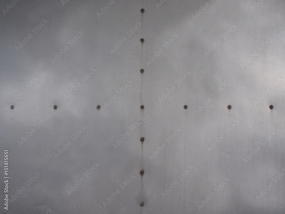 aluminum plate wall with rivets aluminum plate wall with rivets