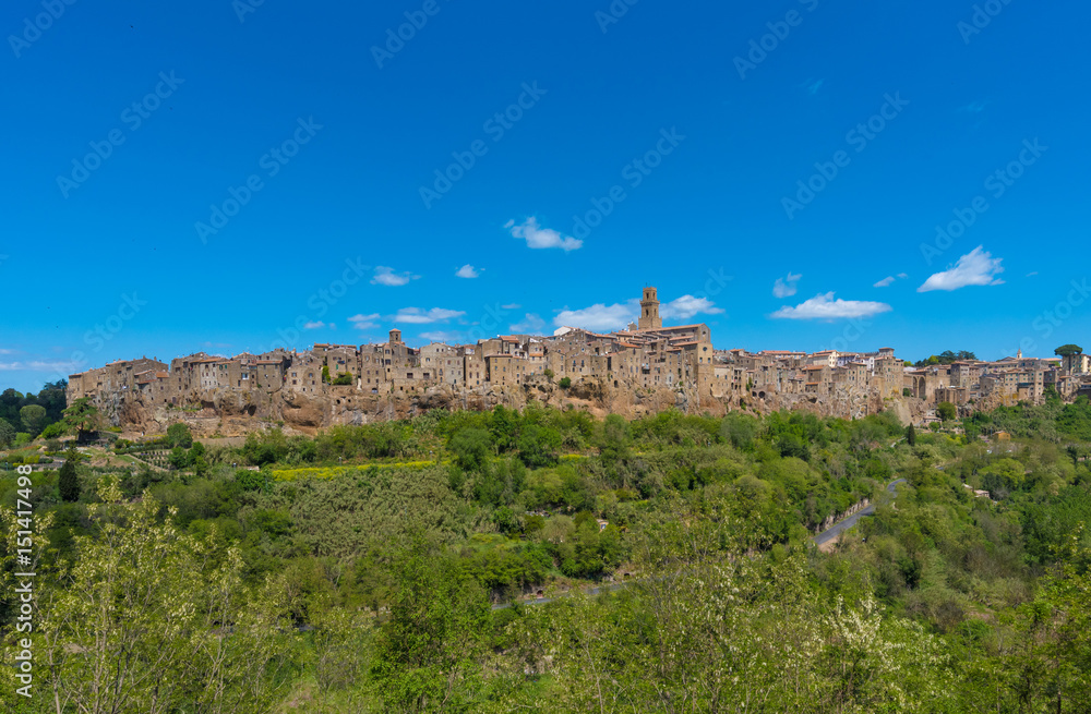 Pitigliano (Italy) - The gorgeous medieval town in tuff, Tuscany region, known as 