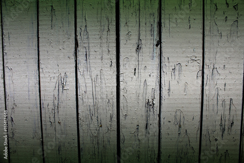 old wooden background. Painted wooden boards.