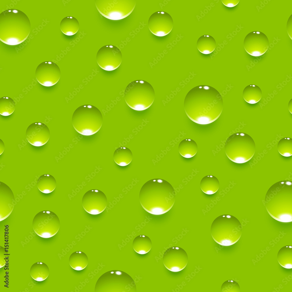 Seamless pattern with juicy bubbles