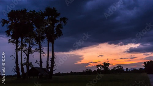 Wallpaper Mural Colorful dramatic sky with cloud at Sunrise.Sky with sun background Torontodigital.ca
