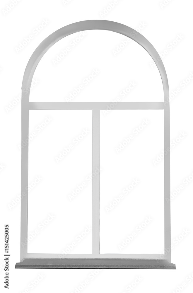 Window on white background Window on white background