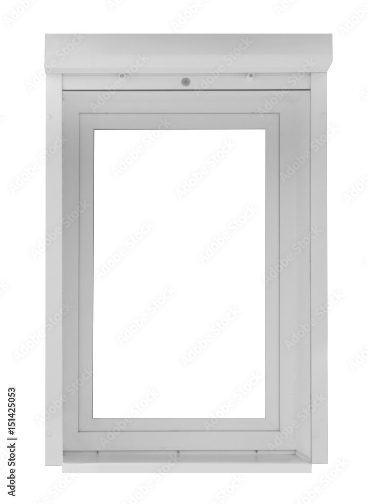 Fototapeta premium Window on white background