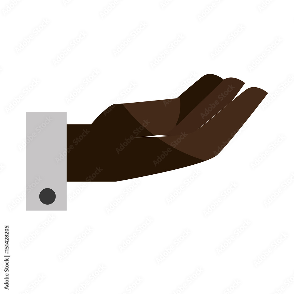 hand human isolated icon vector illustration design hand human isolated icon vector illustration design