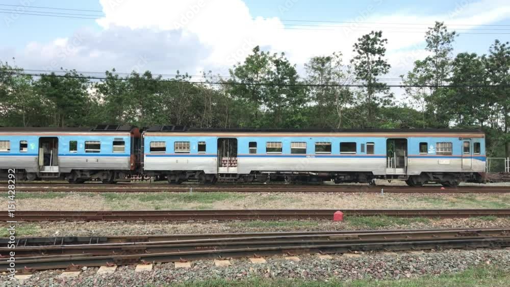 Passenger Train at Chiangmai Railway Station, End of North routh railway of thailand. Passenger Train at Chiangmai Railway Station, End of North routh railway of thailand.