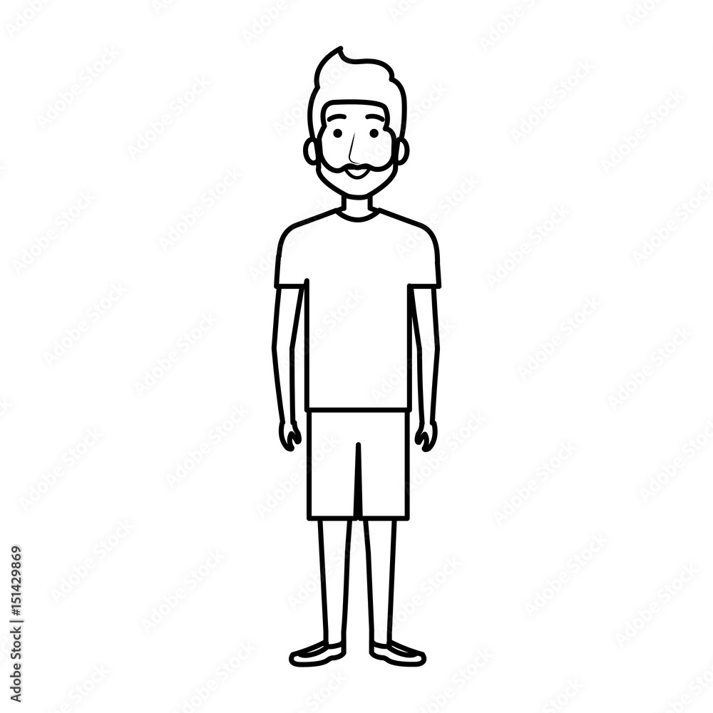 young man avatar character vector illustration design young man avatar character vector illustration design