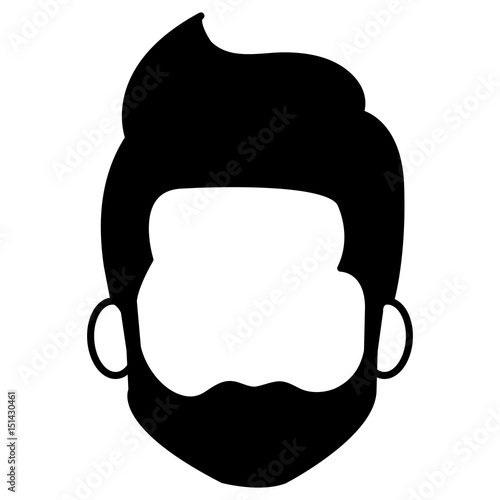 young man avatar character vector illustration design