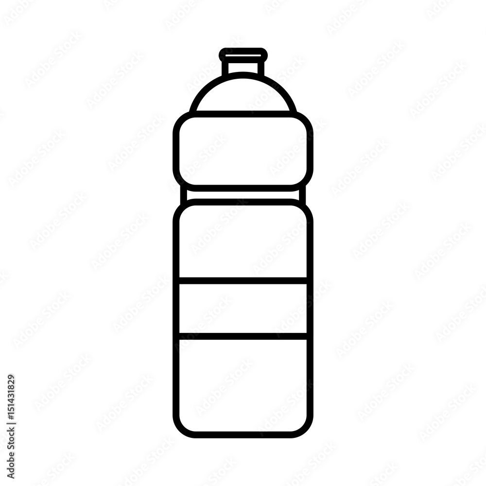 water bottle gym icon vector illustration design water bottle gym icon vector illustration design