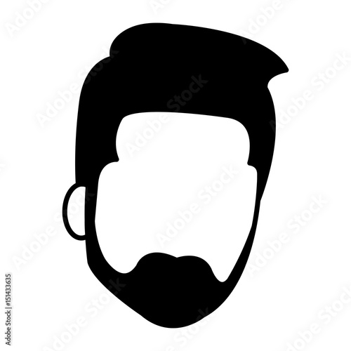 young man avatar character vector illustration design