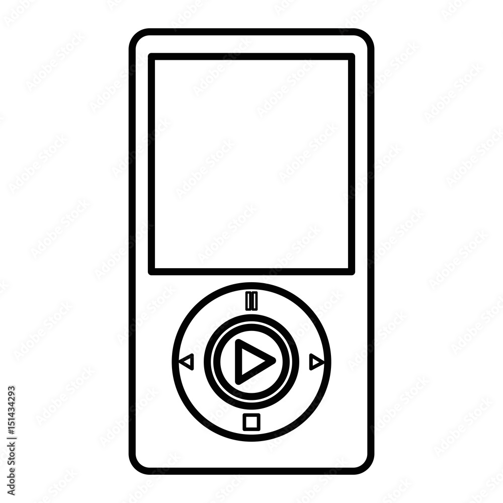 music mp3 player icon vector illustration design music mp3 player icon vector illustration design