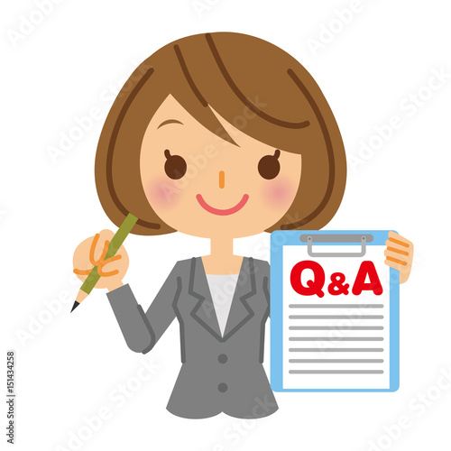 ビジネスウーマン　Q&A　アンケート