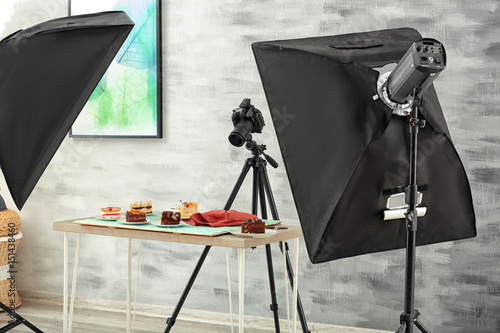 Photo studio with professio...