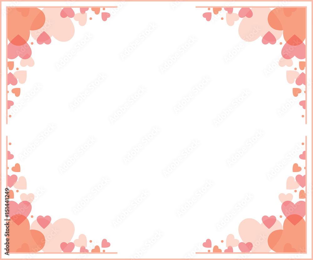 Vector illustration of a rectangular frame