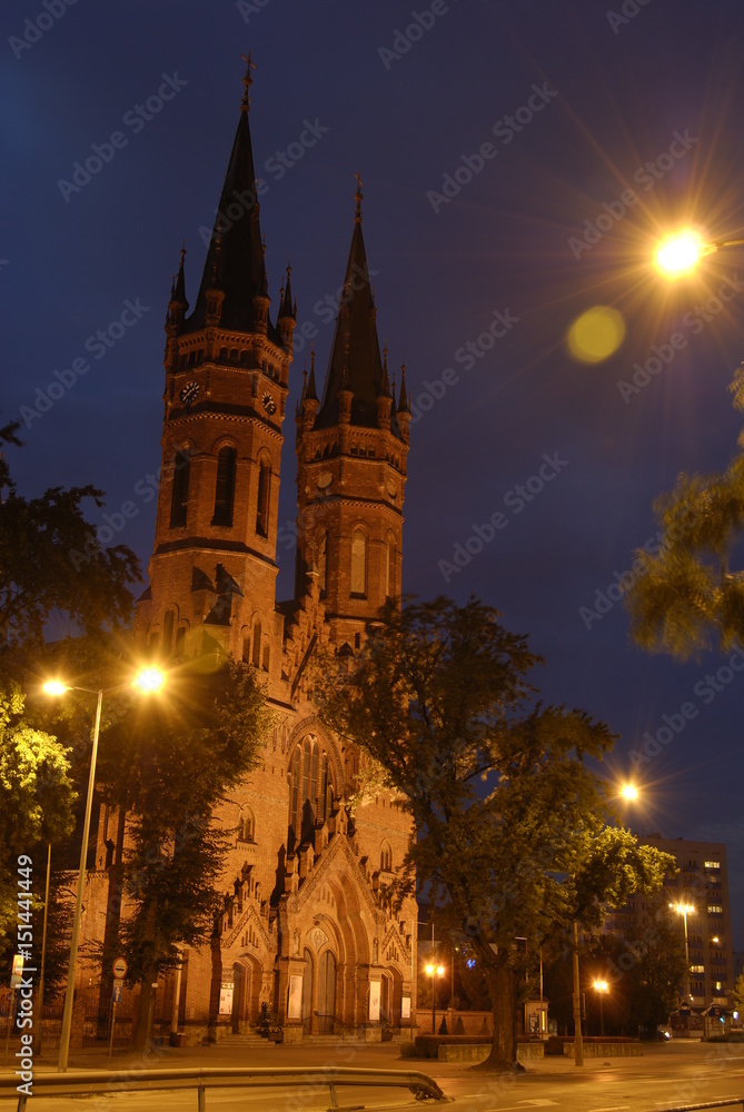 Fototapeta premium Tarnow, Kosciol parafialny.