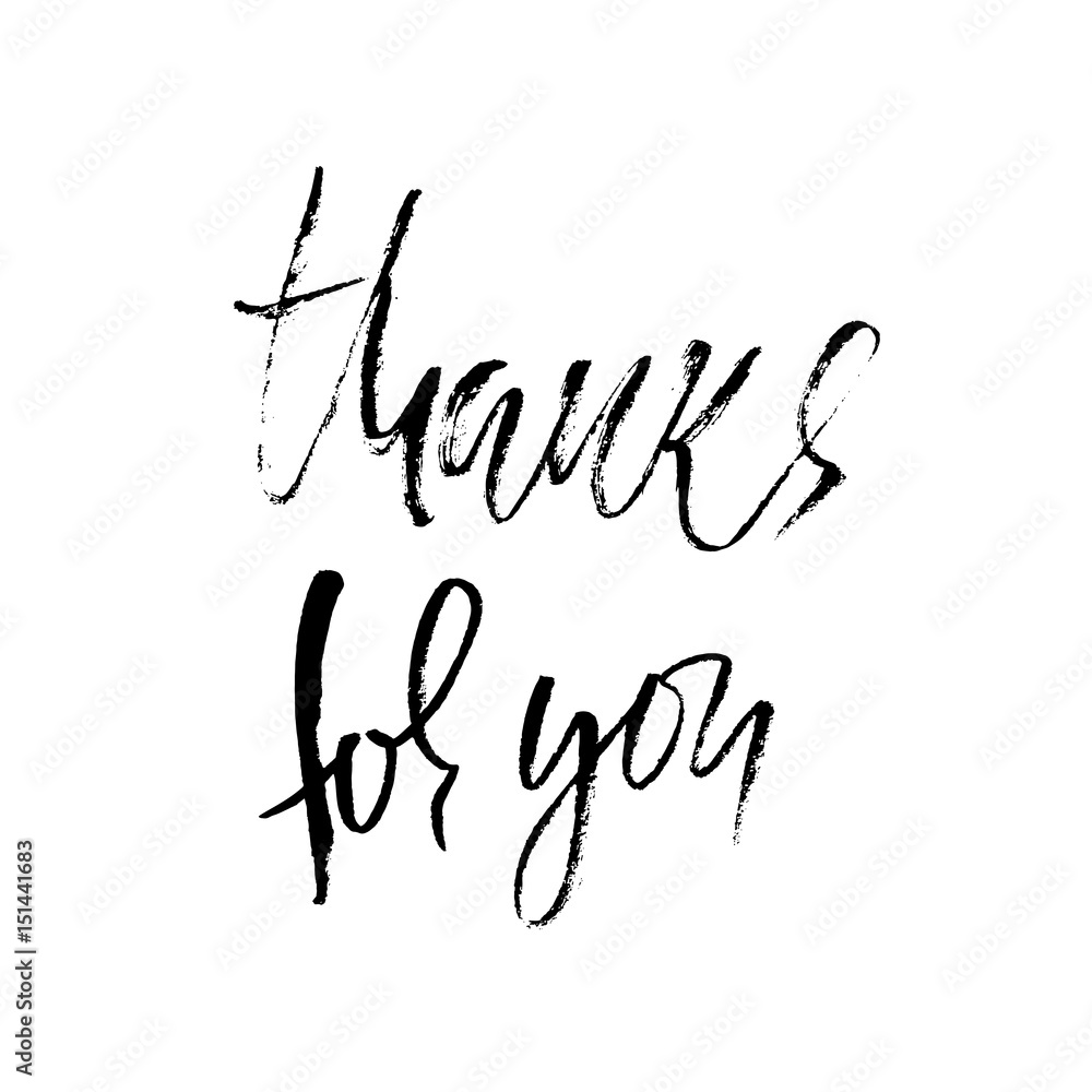 Thank You handwritten inscription. Hand drawn modern dry brush lettering. Thank you card. Vector illustration. Thank You handwritten inscription. Hand drawn modern dry brush lettering. Thank you card. Vector illustration.