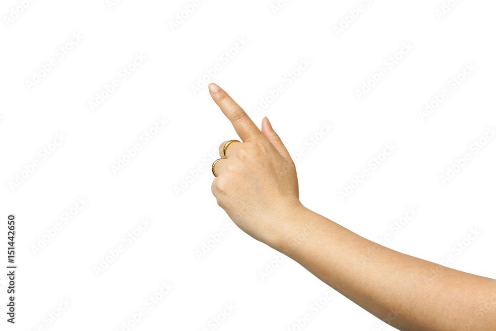 hand pointing a finger to touch or click something
hand pointing a finger to touch or click something