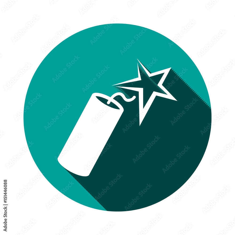 Obraz premium dynamite icon stock vector illustration flat design