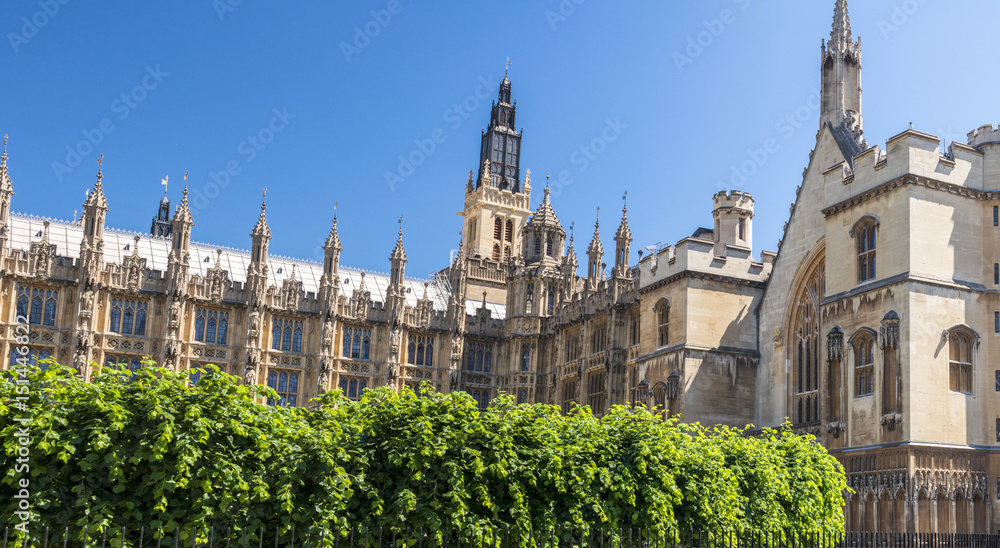 Fototapeta premium Beautiful view of Westminster Palace, London