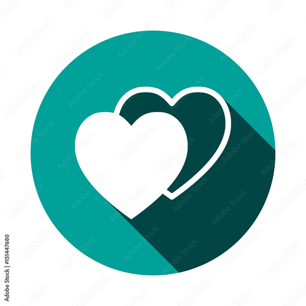 heart icon stock vector illustration flat design heart icon stock vector illustration flat design
