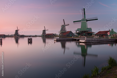 Dutch windmills at Zaanse Schans