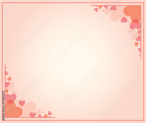 Vector illustration of a rectangular frame