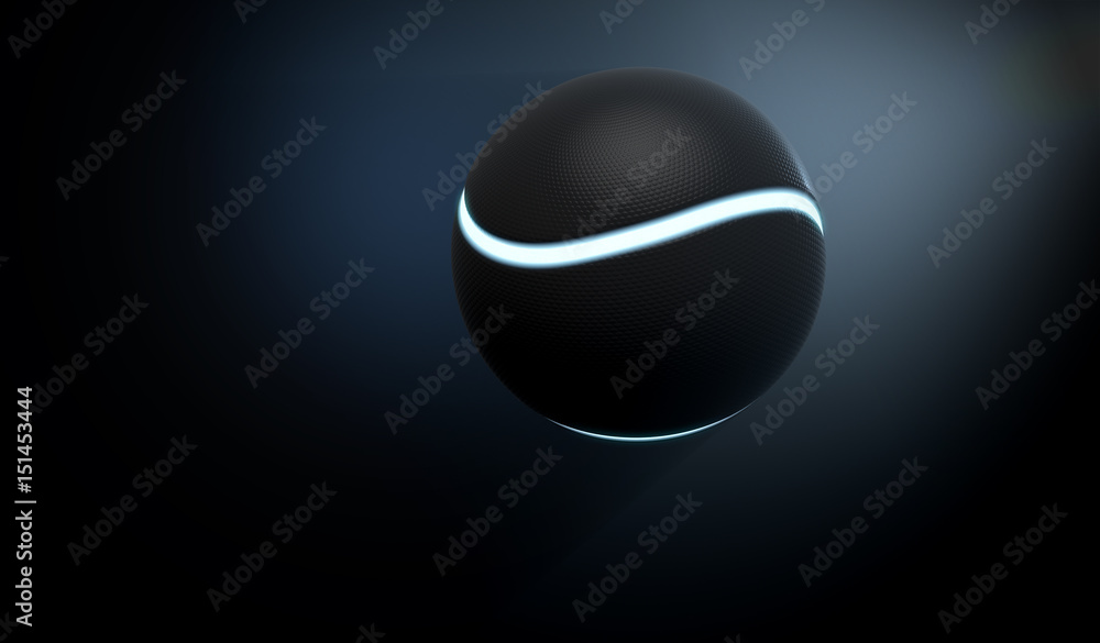 Futuristic Neon Sports Ball Futuristic Neon Sports Ball