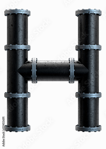 PVC Pipe Letter Concept