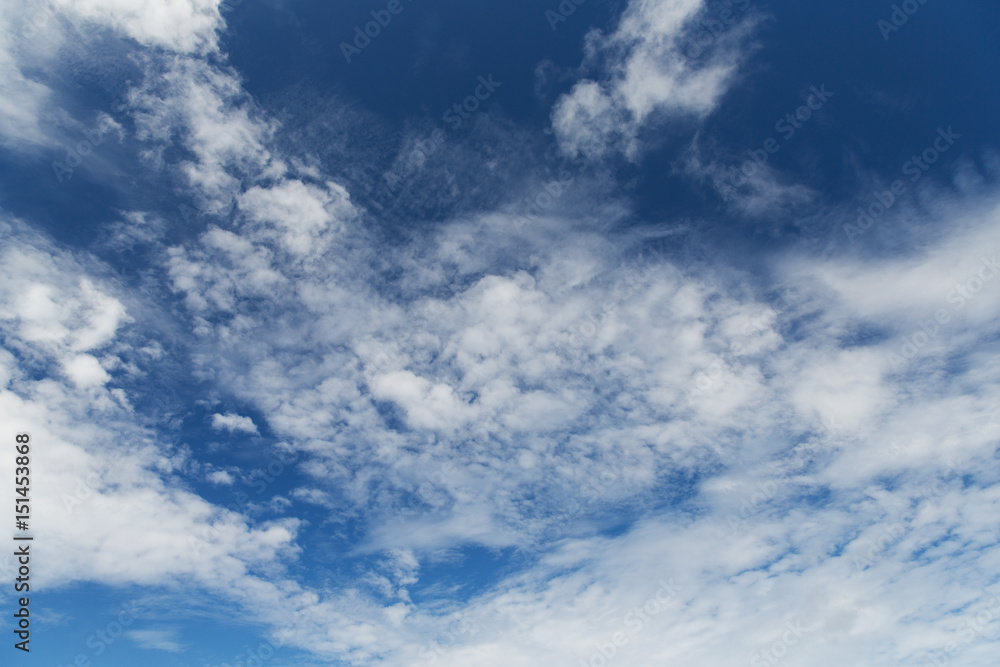 blue cloudy sky