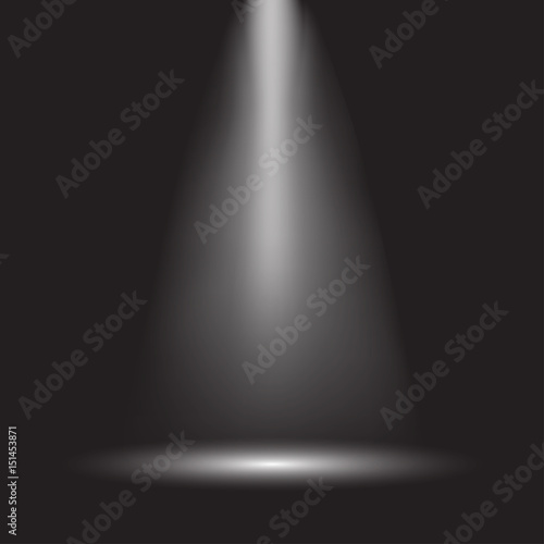 Lantern illuminates on a black background stylish. Spotlight