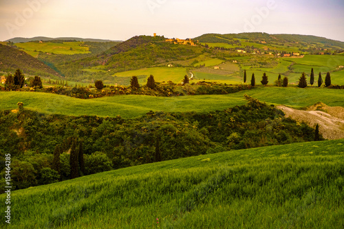 Val d'Orcia in Italy's Tuscany province