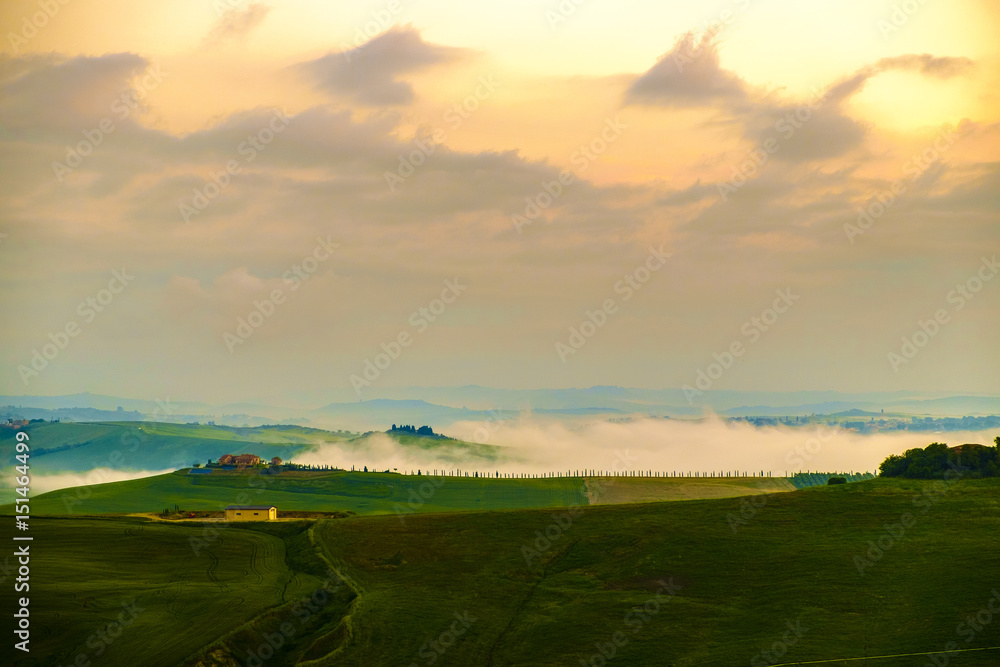 Val d'Orcia in Italy's Tuscany province Val d'Orcia in Italy's Tuscany province