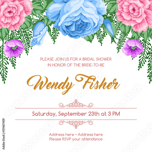 Reto bridal shower invitation