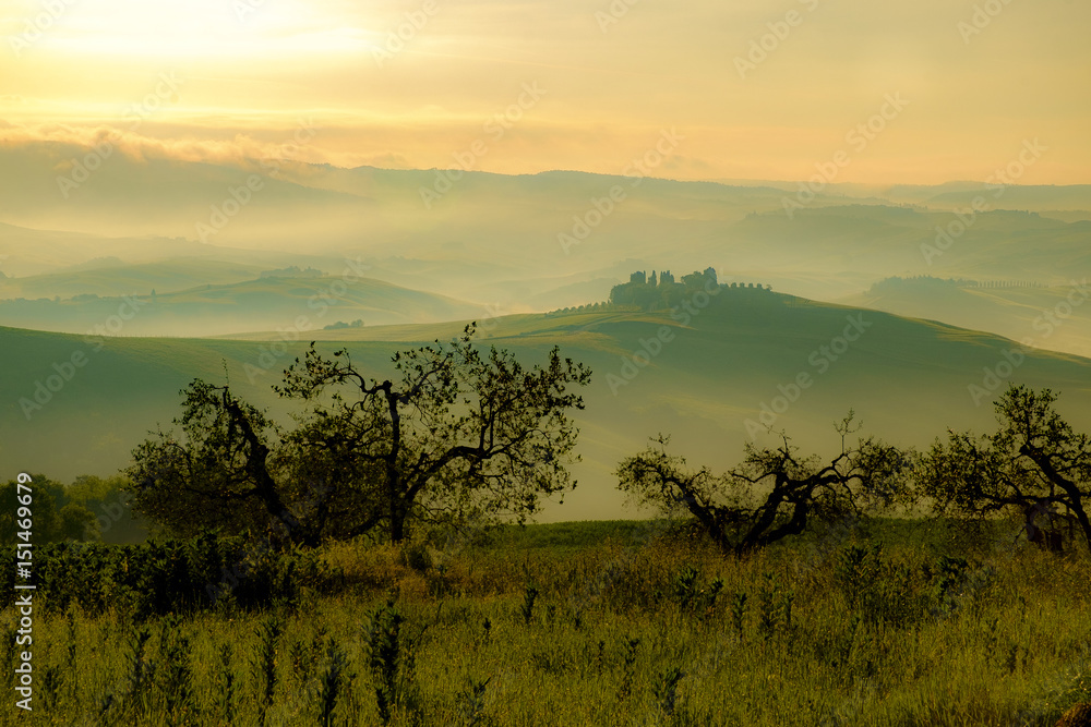 Obraz premium Val d'Orcia in Italy's Tuscany province