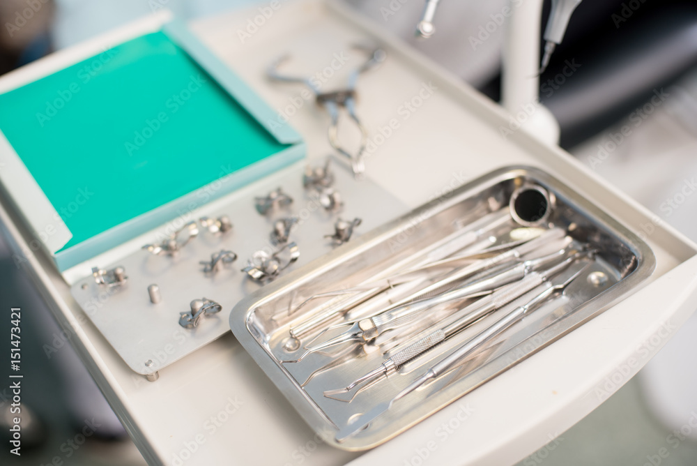 Professional dental equipment in a dentist's office