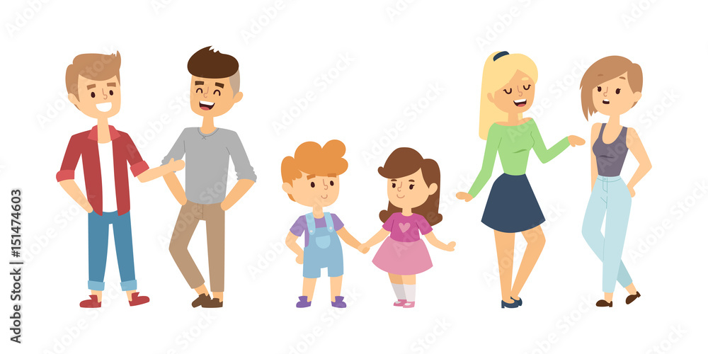 People happy couple cartoon relationship characters lifestyle vector illustration relaxed friends. People happy couple cartoon relationship characters lifestyle vector illustration relaxed friends.
