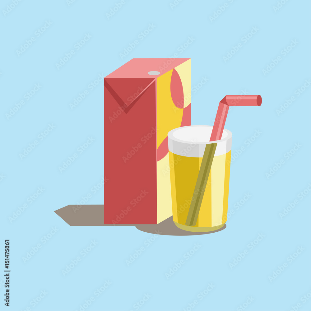 Drink icon juice and glass Drink icon juice and glass