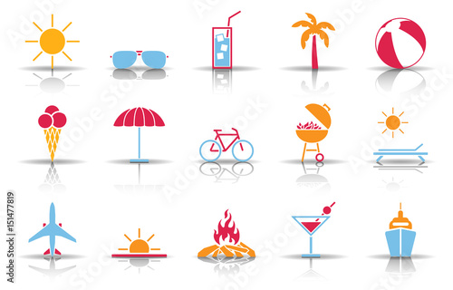 Sommer Iconset - Farbe (Schatten)