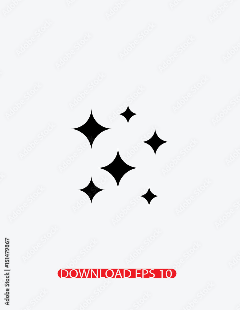 Obraz premium Stars icon, Vector