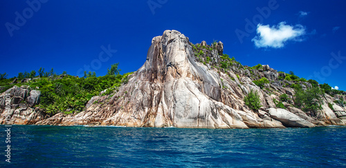 Isola two sisters, La Digue, Seychelles photo