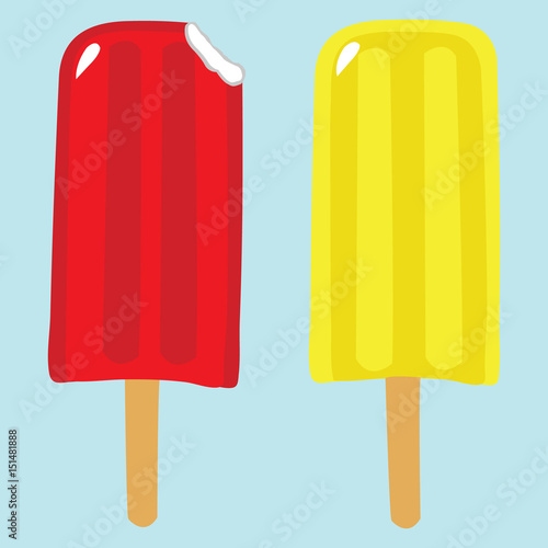 Frozen Popsicles Various Flavors
