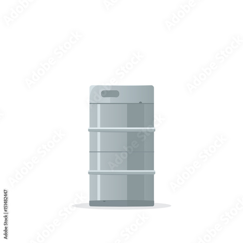 metal beer keg